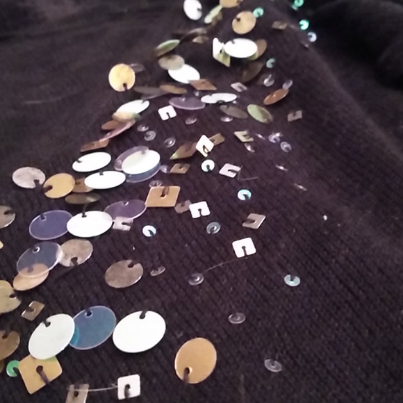 San Joy cotton sweater w/sequins - Picture 7 of 7